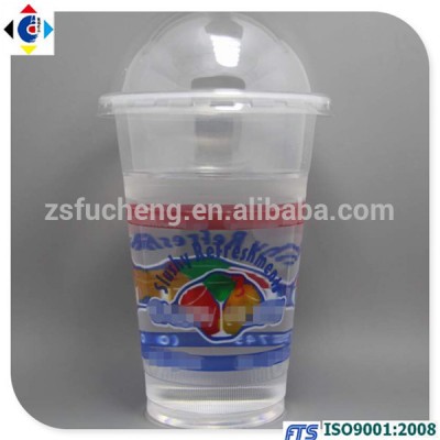 16oz Disposable Clear/Colored Plastic Cup