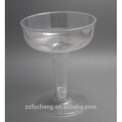 PS Plastic Transparent Cocktail Glass, Disposable Champagne Cups