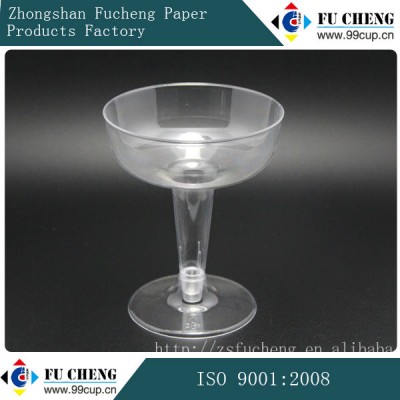 Party Catering Wedding Mini Icecream Sauce Disposable Plastic Wine Glasses